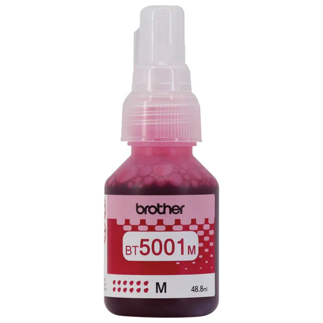 Botella de Tinta Brother BT5001M Color Magenta