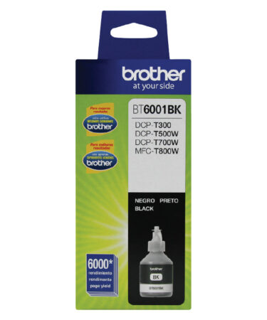 Botella de Tinta Brother BT-6001BK Color Negro