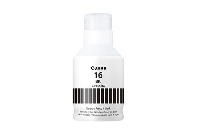 Botella de Tinta Canon GI-16BK Color Negro