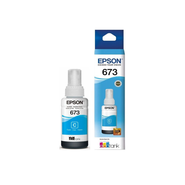 Botella de Tinta EPSON T673220 Color Cian