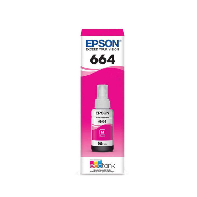 Botella de Tinta EPSON T664320, Color Magenta