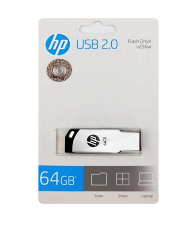 Memoria USB HP Flash Drive V236w 64GB Acero