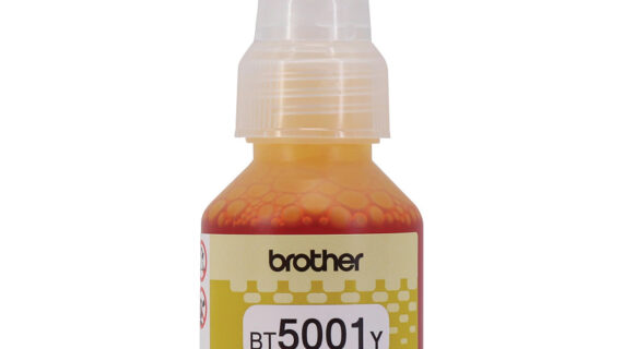Botella de Tinta Brother BT5001Y Color Amarillo