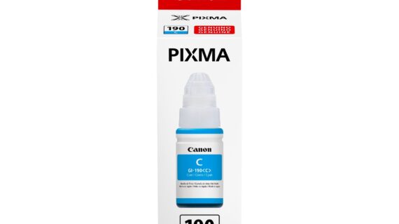 Botella de Tinta CANON GI-190C Color Cian