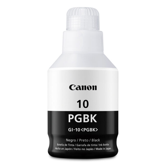 Botella de Tinta Canon GI10BK Color Negro