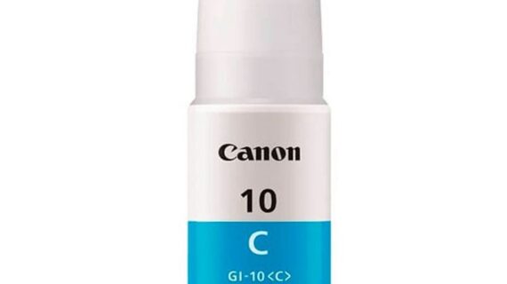 Botella de Tinta Canon GI10C Color Cian