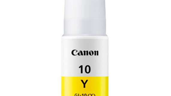 Botella de Tinta Canon GI10Y Color Amarillo