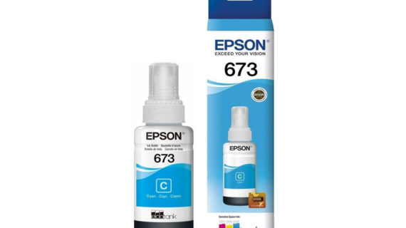 Botella de Tinta EPSON T673220 Color Cian