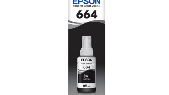 Botella de Tinta EPSON T664120, Color Negro