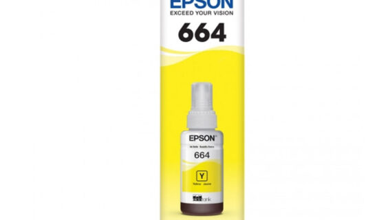 Botella de Tinta EPSON T664420, Color Amarillo