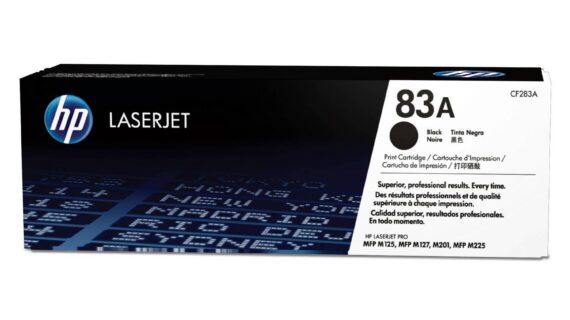 Cartucho de tóner original HP LaserJet 83A negro
