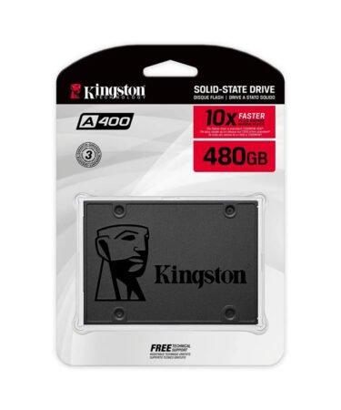 Disco Duro Sólido SSD 480GB Kingston A400 SATA 6Gb/s 2.5"