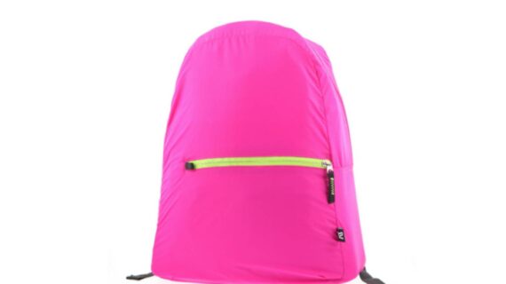 Mochila Klip Plegable para Laptop 15.6" KFB-001PK Nylon Color Rosado